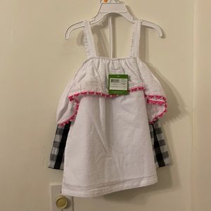Kate Spade Toddler Gingham Short Set sz 6X